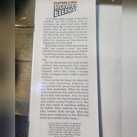 Highway of Eternity by Clifford D. Simak Vintage SciFi Fantasy Hardcover Book - Picture 4 of 4